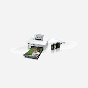Canon SELPHY CP1000 Imprimante Photo Sublimation 300x300 DPI, Écran LCD 2.7", PictBridge, USB, Lecteur Cartes SD/SDHC/SDXC, 24-bit, Blanc - Miniature 2