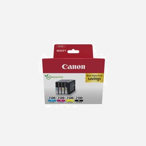 Canon 9290B006 Multipack Original 4 Cartouches (Noir, Cyan, Magenta, Jaune) pour MAXIFY iB4050/MB5050/MB5350/iB4150/MB5150/MB5450/MB5155/MB5455