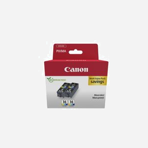 Canon 1511B025 - Pack Double Cartouches d'Encre Originales Noir/Cyan/Magenta/Jaune - PIXMA iP100/iP110/TR150 - Fabriqué au Japon - Miniature 1