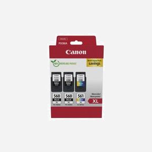 Canon 3712C009 : Multipack Original XL (2 Noir, 1 Couleur) - PIXMA TS5350/TS7450 - Cartouches d'encre Noir, Cyan, Magenta, Jaune - Fabriqué au Japon - Miniature 1