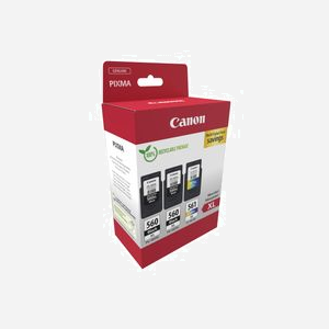 Canon 3712C009 : Multipack Original XL (2 Noir, 1 Couleur) - PIXMA TS5350/TS7450 - Cartouches d'encre Noir, Cyan, Magenta, Jaune - Fabriqué au Japon - Miniature 2