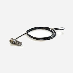 Conceptronic CNBCOMLOCK18 Câble Antivol Noir 1.8m, Serrure à Combinaison, Diamètre 4mm, pour Notebook avec Port de Sécurité - Miniature 1