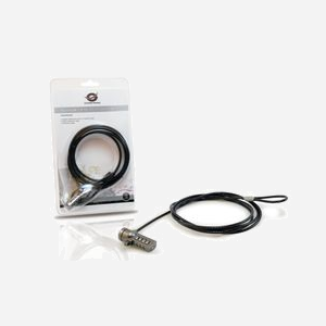Conceptronic CNBCOMLOCK18 Câble Antivol Noir 1.8m, Serrure à Combinaison, Diamètre 4mm, pour Notebook avec Port de Sécurité - Miniature 5