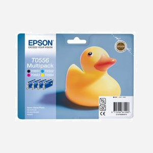 Epson Multipack Encres QuickDry T0556 (C13T05564010) : Noir 8ml + Couleur 3x8ml - Stylus Photo RX/R - Encre à Pigments - Miniature 2