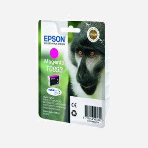 Epson Cartouche d'encre Magenta C13T08934011 DURABrite Ultra M 3.5ml à pigments pour Stylus SX100/SX200/SX400 et Office BX300F - Miniature 2