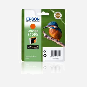 Epson Cartouche Encre Orange UltraChrome Hi-Gloss2 17ml - 1200 pages - Pigmentée - Réf C13T15994010 - Stylus Photo R2000 - Miniature 1