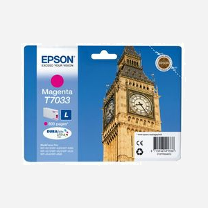 Epson Cartouche Encre Magenta Pigmentée DURABrite Ultra L C13T70334010 (WorkForce Pro WP-4000/4500 Series) - Miniature 2