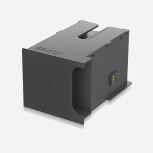 Collecteur d'Encre Usagée Epson C13T671100 - Poubelle de Toner Noire pour Imprimantes Jet d'Encre WorkForce WF-7xxx et WF-3xxx Series