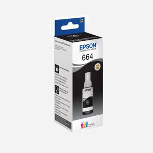 Epson EcoTank 664 Encre Noire Originale 70ml (C13T664140) pour EcoTank L555/L355/ET-4550 et séries, Pays d'origine Indonésie - Miniature 2