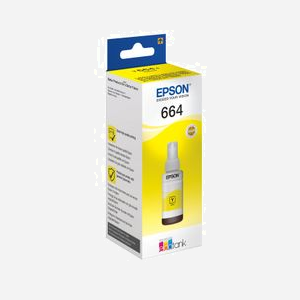 Epson Encre Jaune EcoTank 664 (C13T664440) - 70ml - Compatible EcoTank L355, L555, ET-2500, ET-2600, ET-4500 Series - Miniature 2