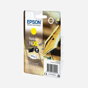 Cartouche Epson 16XL Jaune C13T16344022, Encre DURABrite Ultra, 6.5ml, Rendement 450 Pages, Jet d'Encre Pigmentaire, WorkForce Compatible - Miniature 2