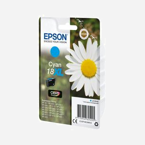 Epson Cartouche Cyan 18XL C13T18124012, Encre Claria Home, 6.6ml, Haut Rendement (XL), 450 pages, Jet d'encre, Compatibilité XP-Series - Miniature 2