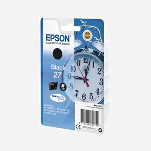 Epson Cartouche d'encre noire C13T27014022, série 27 "Réveil", 6.2ml, DURABrite Ultra Ink, rendement 350 pages, pour WorkForce WF-7XXX series - Miniature 2