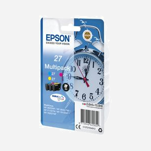 Epson Multipack 27 DURABrite Ultra Ink C,M,J (C13T27054012) - 3 Cartouches Couleur Standard 3,6ml, Rendement 300 Pages - WorkForce WF-7xxx - Miniature 2