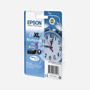 Epson 27XL Multipack C13T27154022 DURABrite Ultra Ink - Cyan, Magenta, Jaune - 3 Cartouches XL 10.4ml - Jet d'encre - 1100 pages/couleur - WorkForce - Miniature 2