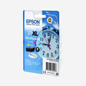 Epson 27XL Multipack C13T27154022 DURABrite Ultra Ink - Cyan, Magenta, Jaune - 3 Cartouches XL 10.4ml - Jet d'encre - 1100 pages/couleur - WorkForce - Miniature 4