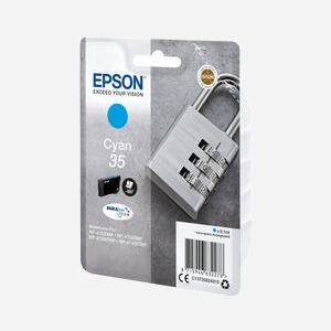 Epson DURABrite Ultra Ink Cyan 35 Original (C13T35824010) - Jet d'encre, 9.1ml, 650 pages, WorkForce Pro WF-47xx - Miniature 2