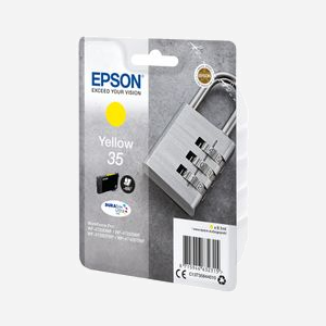 Epson 35 DURABrite Ultra Ink - Cartouche Jaune - 9.1ml - 650 Pages - Pigmentée - WorkForce Pro WF-47xx - C13T35844010 - Miniature 2