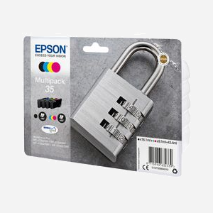 Epson Multipack 35 DURABrite Ultra Ink - 4 Couleurs (Noir 16.1ml, Cyan/Magenta/Jaune 9.1ml) - Référence C13T35864020 - Compatibilité WorkForce Pro - Miniature 2
