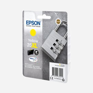 Epson 35XL Jaune C13T35944010 DURABrite Ultra Ink - Cartouche Jet d'encre Pigmentée 20.3ml, Rendement 1900 pages, Compatibilité WorkForce Pro - Miniature 2