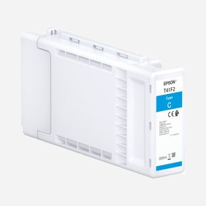 Epson UltraChrome XD2 Cyan T41F240, 350ml, pour SureColor SC-T3400/T5400 Series - Encre d'origine, mono-pack, code C13T41F240