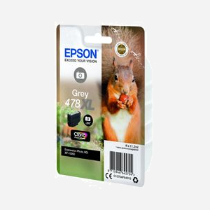 Epson 478XL Claria Photo HD Ink Grey Singlepack (C13T04F64010) - Encre à colorant, 11.2ml, 200 pages, Expression Photo XP-15000/XP-8500 - Miniature 4