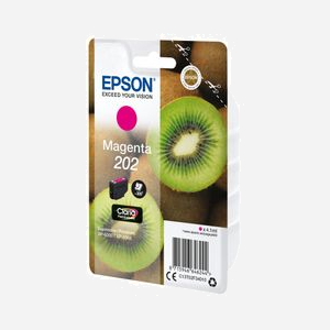 Epson 202 Claria Premium Ink Magenta Singlepack - Cartouche jet d'encre pigmentée, 4.1ml, 300 pages, pour Expression Premium XP-6000/XP-6005, C13T02F34010 - Miniature 2
