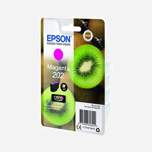 Epson 202 Claria Premium Ink Magenta Singlepack - Cartouche jet d'encre pigmentée, 4.1ml, 300 pages, pour Expression Premium XP-6000/XP-6005, C13T02F34010 - Miniature 3