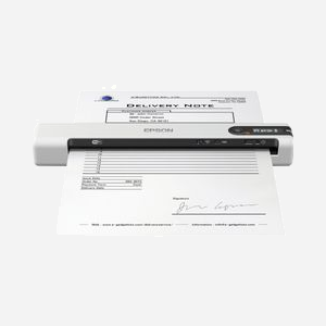 Epson WorkForce DS-80W Scanner portable A4 600x600 DPI WiFi USB 2.0 LCD, numérisation couleur 4 sec/page, formats BMP JPEG PDF PNG TIFF, TWAIN/WIA/SANE/ICA - Miniature 1