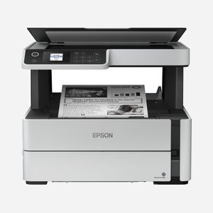 Epson EcoTank ET-M2170 : Imprimante Jet d'Encre Monochrome A4, 1200x2400 DPI, 39 ppm, WiFi, Recto Verso Auto, Bac 250 Feuilles, Scan to Cloud - Miniature 1