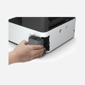 Epson EcoTank ET-M2170 : Imprimante Jet d'Encre Monochrome A4, 1200x2400 DPI, 39 ppm, WiFi, Recto Verso Auto, Bac 250 Feuilles, Scan to Cloud - Miniature 3
