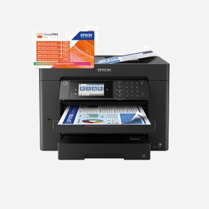 Epson WorkForce WF-7840DTWF Jet d'encre Couleur A3+ 4800x2400 DPI 25/12 ppm Recto Verso Auto Scan Cloud Fax 33.6Kbps WiFi Ethernet ADF 50 feuilles - Miniature 3