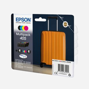 Epson Multipack 4 Couleurs 405 DURABrite Ultra Ink (C13T05G64010) : Noir 7.6ml, Cyan/Magenta/Jaune 5.4ml - WorkForce Pro/WF-7830DTWF - Miniature 2