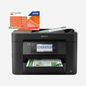 Epson WorkForce Pro WF-4825DWF : Imprimante Jet d'encre A4 Couleur, 4800x2400 DPI, 25 ppm Noir/12 ppm Couleur, Recto Verso, Wifi, Ethernet, Fax, ADF 35 feuilles - Miniature 4