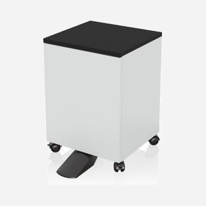 Epson 7112285 Meuble Imprimante Sol Noir/Blanc - Compatibilité WorkForce Pro WF-C5210DW, WF-C5290DW, WF-C529RDTW, WF-C5710DWF, WF-C5790DWF