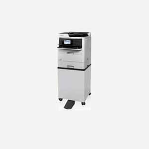 Epson 7112285 Meuble Imprimante Sol Noir/Blanc - Compatibilité WorkForce Pro WF-C5210DW, WF-C5290DW, WF-C529RDTW, WF-C5710DWF, WF-C5790DWF - Miniature 5