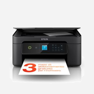 Epson Expression Home XP-3205 Jet d'encre Couleur A4, Résolution 5760x1440 DPI, 10 ppm Noir/5 ppm Couleur, Scan 1200x2400 DPI, WiFi, Recto-Verso Auto, USB, Écran LCD