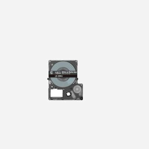 Epson LK-5BWJ - Cassette d'étiquettes 18mm, Noir/Blanc, Transfert Thermique, Finition Mate - Compatible LabelWorks LW-C410 - Référence C53S672083 - Miniature 2