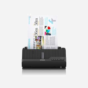 Epson ES-C320W Scanner A4 600x600 DPI Chargeur Auto 20 feuilles Recto-Verso WiFi USB 2.0 LED ReadyScan compatible Windows Server