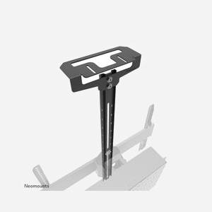 Neomounts AV1-825BL Kit Vidéobar et Multimédia Acier Noir - Support Caméra Réglable + Tablette 9kg max - Compatibilité FL50S-825BL1 - Miniature 4