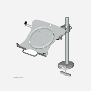 Neomounts NOTEBOOK-V100 Support Universel Acier Argent pour Notebooks jusqu'à 18" et Téléphones, VESA 75x75/100x100, Charge Max 8kg - Miniature 2
