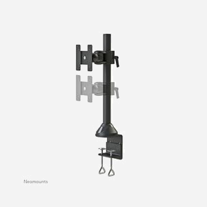 Neomounts FPMA-D965 Support Bureau Écran 10-30" VESA 75x75/100x100, Fixation Pince/Passe-fil, Inclinaison 180°, Pivot 180°, Rotation 360°, Acier Noir - Miniature 3