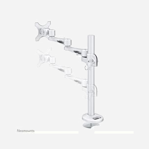 Neomounts FPMA-D935G Support Bureau Écran 10-30" VESA 75x75/100x100, Inclinaison 180°, Rotation 360°, Pivot 300°, Hauteur 50cm, Charge 10kg - Miniature 4