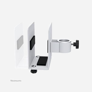 Neomounts THINCLIENT-10 Support Mini PC Universel Acier Argenté Charge Max 10kg VESA 50x50, 75x75, 100x100mm Ajustable 52-100mm pour Bras Moniteur Ø35mm - Miniature 3