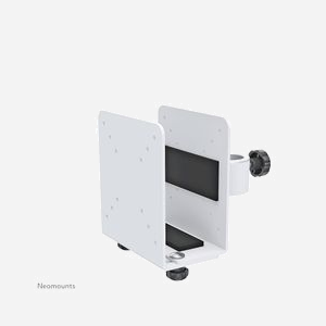 Neomounts THINCLIENT-10 Support Mini PC Universel Acier Argenté Charge Max 10kg VESA 50x50, 75x75, 100x100mm Ajustable 52-100mm pour Bras Moniteur Ø35mm - Miniature 5