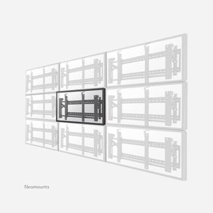 Neomounts LED-VW2000BLACK Support mural Video Wall 32-75" VESA 200x200-600x400 Pop-Out, inclinaison 0-12°, distance mur 5.6-21.5cm, max 70kg - Miniature 1