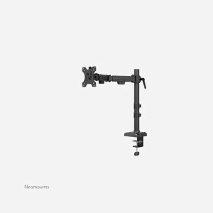 Neomounts DS60-600BL1 Support écran bureau 10-32" (max 8kg) VESA 75x75/100x100, Inclinaison ±45°, Rotation 360°, Pivotement ±90°, Fixation pince/oeillet, Acier - Miniature 2