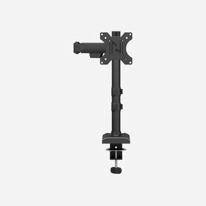 Neomounts DS60-600BL1 Support écran bureau 10-32" (max 8kg) VESA 75x75/100x100, Inclinaison ±45°, Rotation 360°, Pivotement ±90°, Fixation pince/oeillet, Acier - Miniature 3