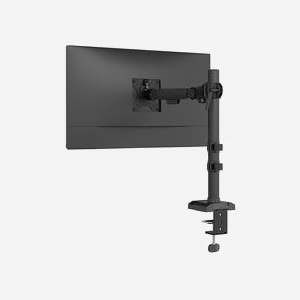 Neomounts DS60-600BL1 Support écran bureau 10-32" (max 8kg) VESA 75x75/100x100, Inclinaison ±45°, Rotation 360°, Pivotement ±90°, Fixation pince/oeillet, Acier - Miniature 4