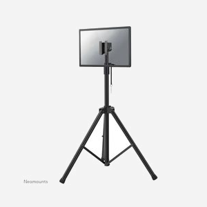 Neomounts NS-FS200BLACK Support Sol 10-32" (25-81cm) VESA 75x75/100x100mm Hauteur Réglable 1080-1780mm Rotation 360° Inclinaison 90° Acier Noir 15kg - Miniature 2